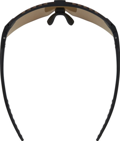 uvex pace stage S CV Sportbrille - black matt/mirror blue