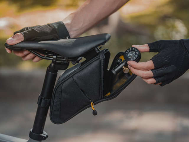 Topeak AirBooster G+ Luftdruckprüfer/CO2-Kartuschenpumpe - schwarz