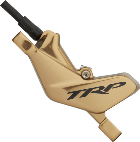 TRP DH-R EVO Disc Brake - gold/Rear wheel/Right (side-specific)