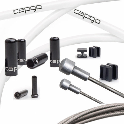 capgo OL kit de freins pour câbles de frein Campy route - blanc