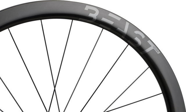 BEAST Components GR40 Center Lock Disc Carbon 28" Wheelset - UD carbon-black/Non Boost/Non Boost/142 mm/100 mm/28"/Shimano Road/100 mm/Shimano Road/100 mm/142 mm