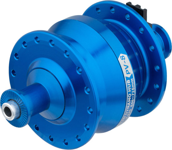 Shutter Precision Moyeu à Dynamo PV-8 V-Brake - bleu | 32