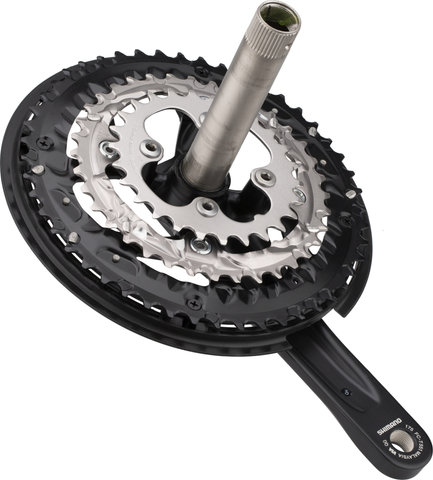Shimano FC-T551 Crankset w/ Chain Guard - black/175.0 mm 26-36-48