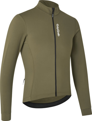 GripGrab RIDE Thermal Long Sleeve Trikot - olive green/M