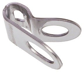Stainless Steel Stay Clip - silver/universal
