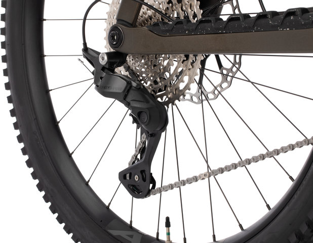 Orbea Bicicleta eléctrica de montaña WILD LT M20 Carbon 29" - magic gold carbon view-titan gold | 29" | 170 mm | 44 mm | M