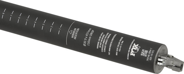 Race Face Turbine R Dropper 150 mm Sattelstütze - black/31,6 mm / 418,3 mm / SB 0 mm / 1-fach Remote