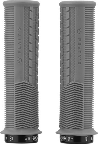 Peaty's Monarch Grips Mushroom Lock-On Handlebar Grips - slate/thick