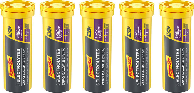 Powerbar 5Electrolytes Sports Drink Sportgetränk Brausetabletten - 5 Stück - black currant