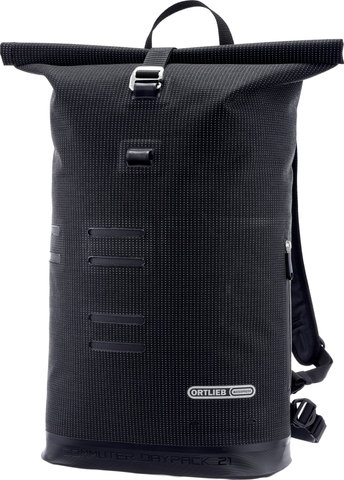 ORTLIEB Commuter-Daypack High-Vis Rucksack - black-reflect/21 l