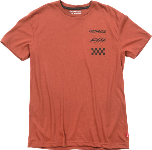 Fasthouse T-shirt technique Evoke S/S - rust/M