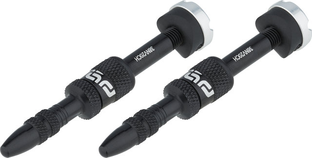 e*thirteen Valve Tubeless Quick Fill - 2 pièces - black/SV 23-31 mm