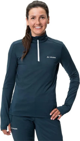 VAUDE Womens Livigno Halfzip II Fleecepullover - dark sea uni/34