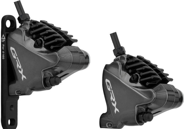 Shimano GRX v+h Set Scheibenbremse BR-RX810 + Di2 ST-RX815 - schwarz-grau | Set