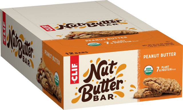 CLIF Bar Barres Énergétiques Nut Butter - 12 Pièces - peanut butter | peanut butter