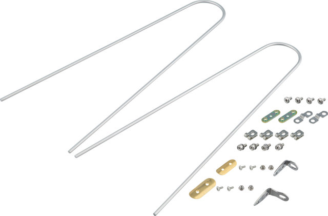 Honjo H27 Fender Set - smooth-aluminium/35 mm / 28"