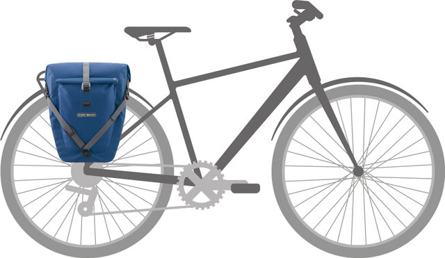 ORTLIEB Back-Roller Plus QL2.2 Bicycle Bag - denim/20 l ORTLIEB Back-Roller Plus QL2.2 Bicycle Bag - denim/20 l