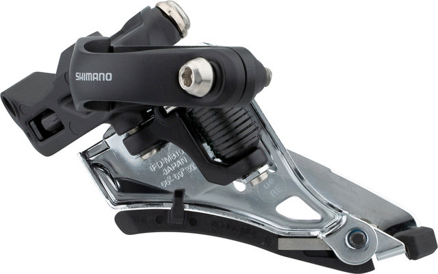 Shimano XT FD-M8100 2-/12-speed Front Derailleur - black/Middle Clamp (Clamp)