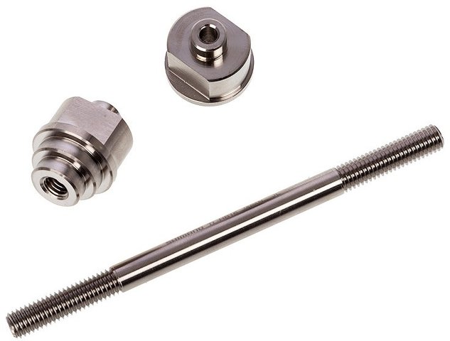 Shimano TL-HB16 Thru-Axle Truing Stand Adapter for 8 / 15 / 20 mm Axles - silver/universal