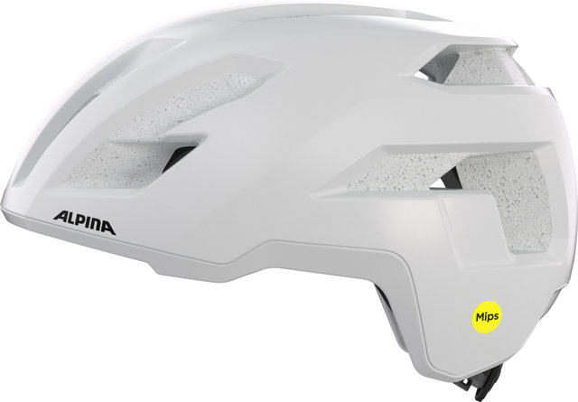Alpina Taunus Gravel MIPS Helm - white matt | 52 - 56 cm