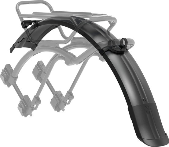 Topeak Garde-boue arrière TetraRack Full Fen pour porte-bagages TetraRack - noir
