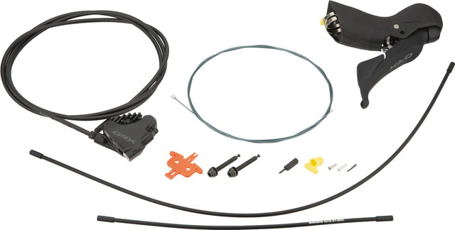Shimano Frein à Disque GRX BR-RX400 + ST-RX600 - noir/Roue arrière/Droit (spécifique au côté)