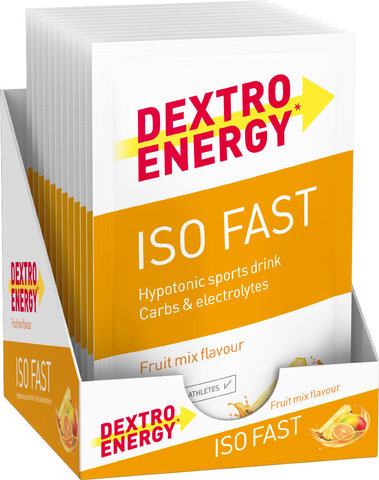 Dextro Energy IsoFast Electrolyte Drink Powder Sachets - 12 Pack - fruit mix | fruit mix