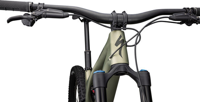 Specialized Vélo Tout-Terrain en Carbone Stumpjumper EVO Expert 29"/27,5" Mod.2024 - satin metallic spruce-dark moss/160 /29"/L