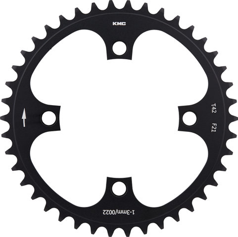 KMC Wide Kettenblatt, 4-Arm, 104 mm Lochkreis - black/42 Z
