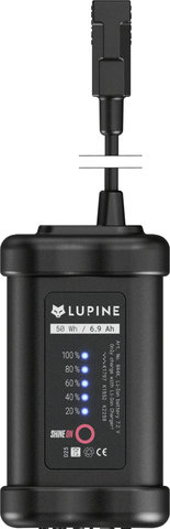 Lupine Batterie SmartCore de 6,9 Ah - noir