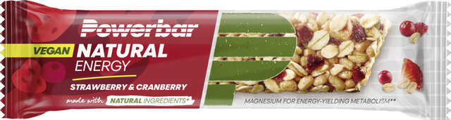 Powerbar Barre Natural Energy Cereal - 1 pièce - strawberry & cranberry