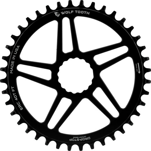 Wolf Tooth Components Direct Mount Kettenblatt für Easton Cinch - black/40 Z
