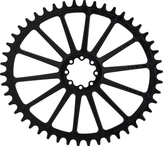 Garbaruk Oval Chainring AXS Road/CX SRAM Direct Mount 8-Hole Single Speed - black/46 