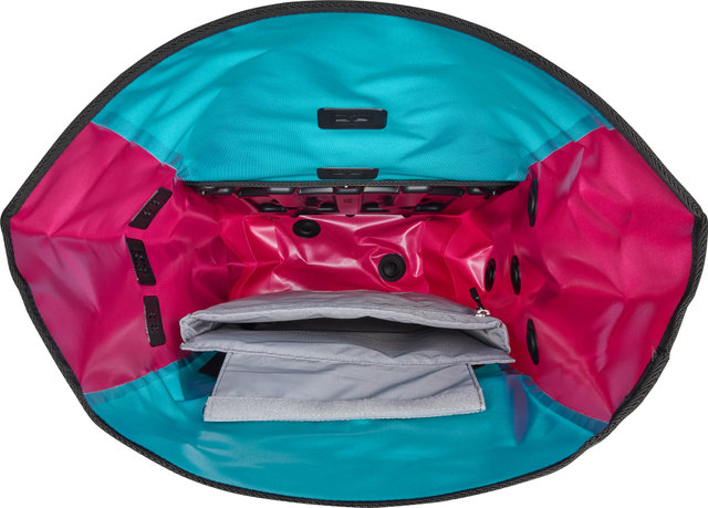 ORTLIEB sac à dos-sacoche vélo hybride Vario - cyber blue-cyber blue pink