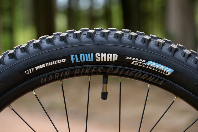 Marin Bikes Bicicleta Rift Zone Jr 26" para Niños - green-yellow fade | 42 mm | 26" | 152 mm