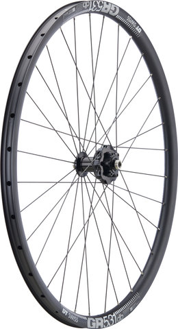 SON Rueda 29 S 32 agujeros + DT GR 531 Disc 6 tornillos 28" - black anodized/sólo rueda delantera/100 mm/sólo rueda delantera/28"/Non Boost