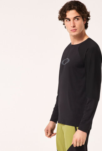 Oakley Camiseta de manga larga Seeker Airline - blackout/M