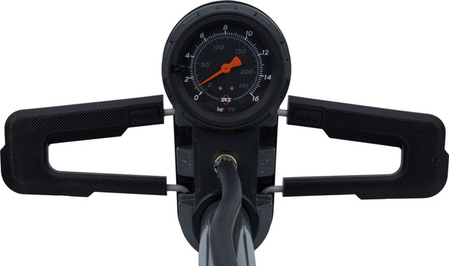 SKS Bomba de pie Rennkompressor NXT - negro