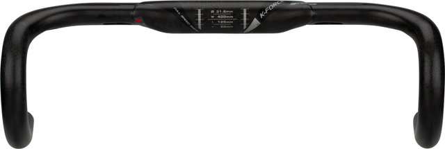 FSA Manillar K-Force Compact Carbon 31.8 - UD Carbon-black/400 