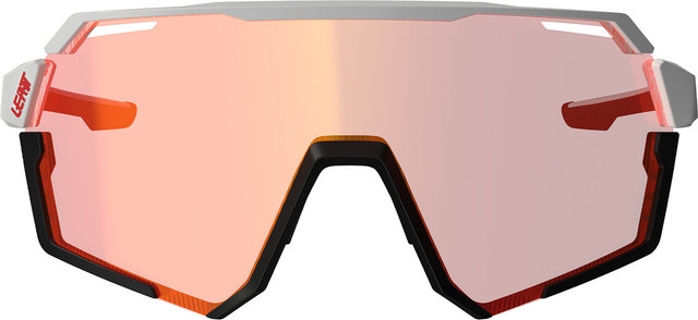 Leatt RideViz Pro Sportbrille - black-white red | red