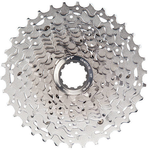 Shimano Cassette XT CS-M771-10 de 10 velocidades - plata/11-34