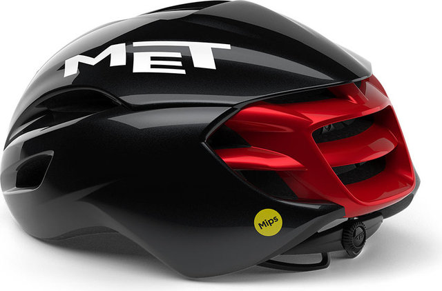 MET Manta MIPS Helm - black red glossy | 56 - 58 cm