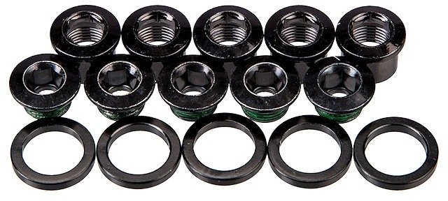 Truvativ Chainring Bolts for 1-speed Crank - black/universal