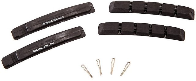 Shimano Bremsgummis BR-M950 XTR, XT, LX, Deore, DXR für Keramikfelgen - 2 Paar - schwarz/universal