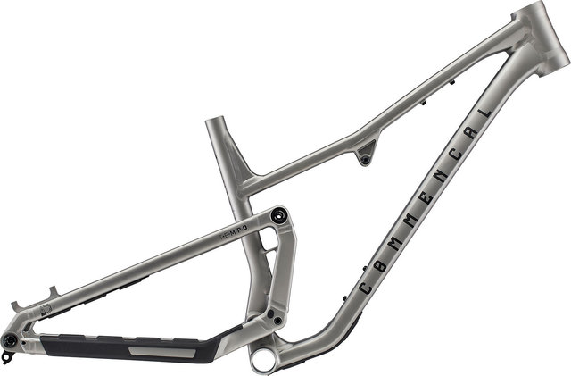 COMMENCAL Cuadro T.E.M.P.O. 29" - silver/125 /L/12 mm Eje Pasante