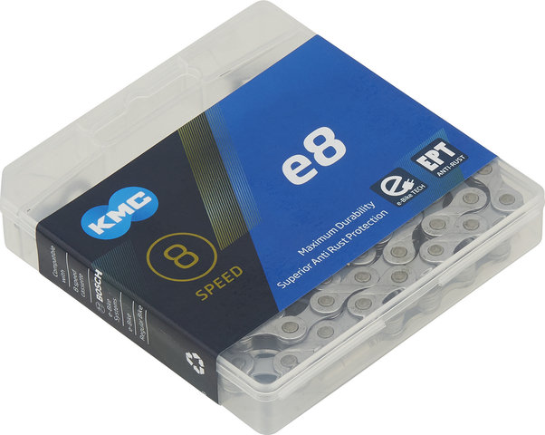KMC e8 EPT E-Bike Kette 6-/7-/8-fach - ept silver/122