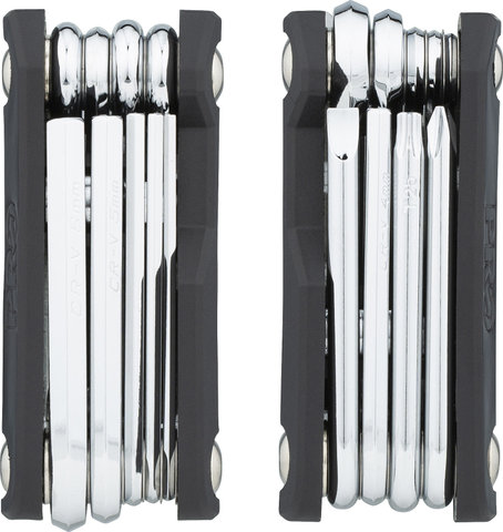 PRO Mini herramienta multiusos 10 Multitool - negro-plata
