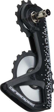 CeramicSpeed OSPW RS Alpha Argent S.E. Schalträdchen-System für Shimano 9250/8150 - black-white/13 Zähne (Leitrolle), 19 Zähne (Spannrolle)
