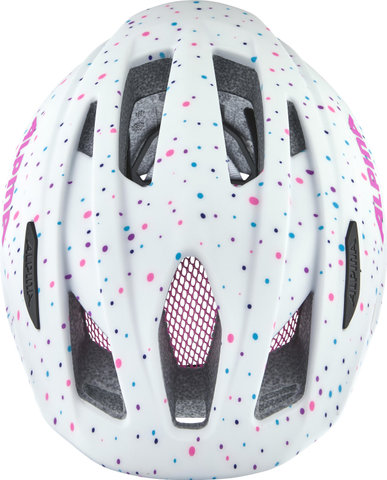 Alpina Pico Flash Kids Helmet - white polka dots matt | 50 - 55 cm