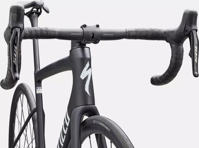 Specialized Tarmac SL8 Comp Di2 28" Carbon Road Bike - satin carbon-white/28"/XL/44 mm/175,0 mm